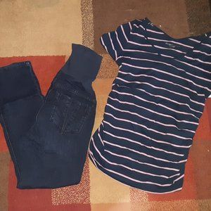 lot of 2: Maternity clothes size XS